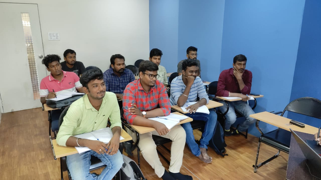 Network Rhinos classroom batch — January 2026 students at desks
